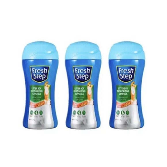 Fresh Step Other - Lot of 3 Brand New Fresh Step Cat Litter Crystals in Summer Breeze